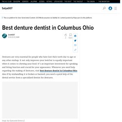 Best denture dentist in Columbus Ohio