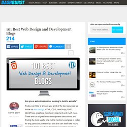 101 Best Web Design and Development Blogs