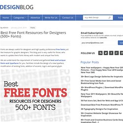 Best Free Font for Designers