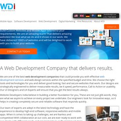 Best Web Development Company in India