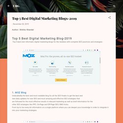 Top 5 Best Digital Marketing Blogs-2019