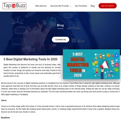 5 Best Digital Marketing Tools in 2020 - Tap N Buzz