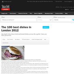 100 best dishes - London eating