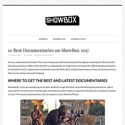 10 Best Documentaries on ShowBox 2017