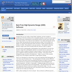 Best Free High Dynamic Range (HDR) Software