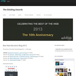 Best New Education Blog 2012