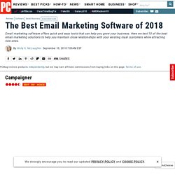 The Best Email Marketing Services of 2015