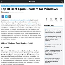Top 10 Best Epub Reader for Windows (2019)