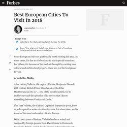 Best European Cities To Visit In 2018
