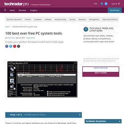 100 best ever free PC system tools