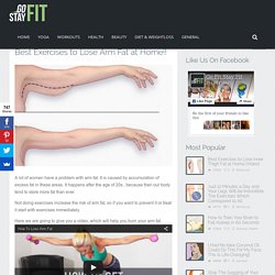 Best Exercises to Lose Arm Fat at Home!! - Go Fit Stay Fit