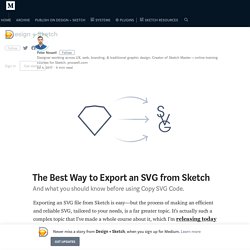 The Best Way to Export an SVG from Sketch – Design + Sketch