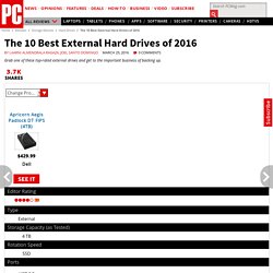The Best External Hard Drives of 2016