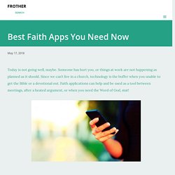 Best Faith Apps You Need Now