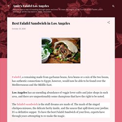 Best Falafel Sandwich in Los Angeles
