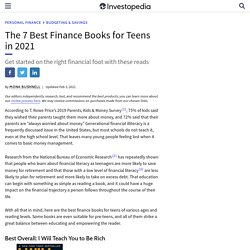 The 7 Best Finance Books for Teens in 2021
