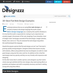 30+ Best Flat Web Design Examples