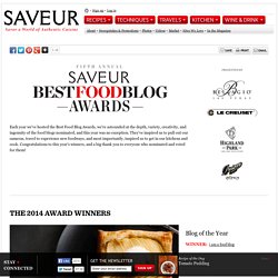 Best Food Blog Awards 2014: Winners