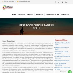Best Food Consultant in Delhi