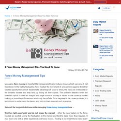 Tips of Money Management Forex- Myforexeye