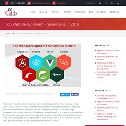 Best Frameworks For Web Development in 2019.