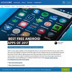 Best free Android apps of 2017