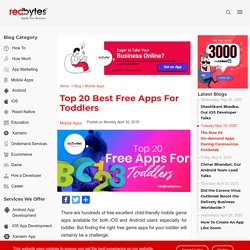20 Best Free Game Apps For Toddler 2020
