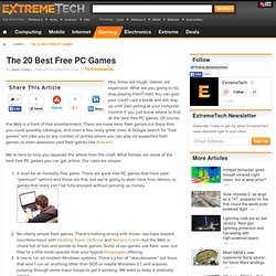 The 20 Best Free PC Games - Gaming by ExtremeTech