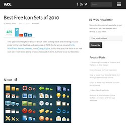 Best Free Icon Sets of 2010