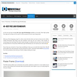 45+ Best Free Logo PSD Mockups - WebTecHelp