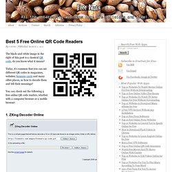 Best 5 Free Online QR Code Readers