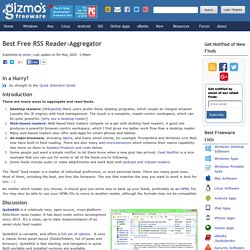 Best Free RSS Reader-Aggregator