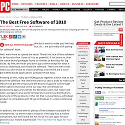 The Best Free Software of 2010