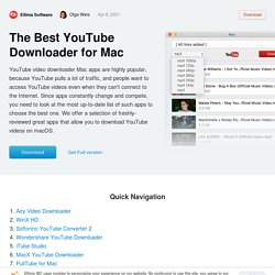 The Best Free YouTube Downloader for Mac You’ll Find in 2021