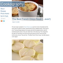 The Best French Onion Soup (&#8230;ever!)