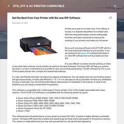 Get the Best from Your Printer with the new RIP Software