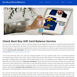 Best Buy Gift Card Balance Check