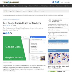 Best Google Docs add-ons for teachers