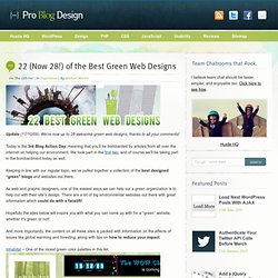 Best Green Web Designs and Green Blog Designs