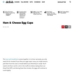 Best Ham & Cheese Egg Cups - How to Make Ham & Cheese Egg Cups