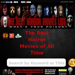 The Best Horror Movies List ~ Best Horror Movies of All Time