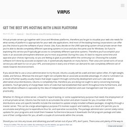 Get the best VPS Hosting with Linux Platform
