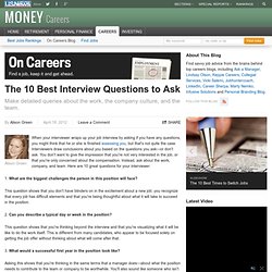 The 10 Best Interview Questions to Ask