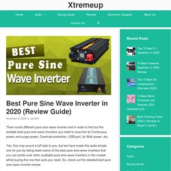 Best Pure Sine Wave Inverter in 2020 (Review Guide)