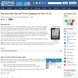 The Best iPad Tips and Tricks [Updated for iOS 7]