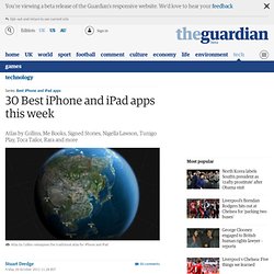 30 Best iPhone and iPad apps this week