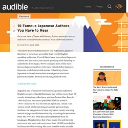 Best Japanese Authors to Read