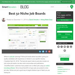 Best 50 Niche Job Boards & Sites