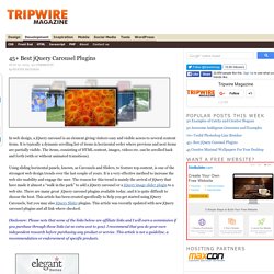 55 Best jQuery Carousel Plugins