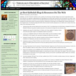 50 Best Kabbalah Blogs & Resources on the Web »